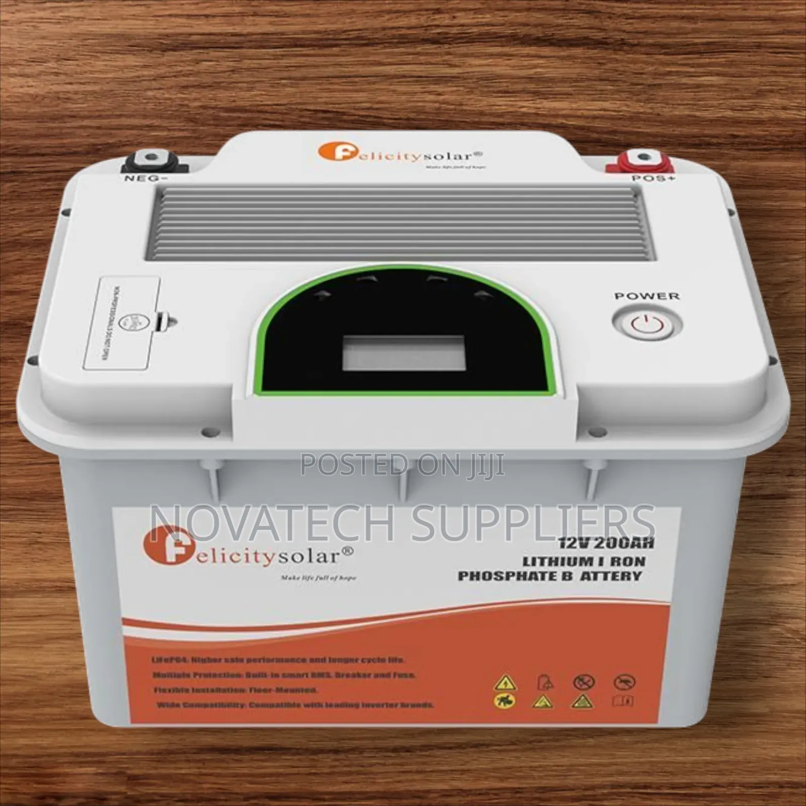 200ah / 2.56kwh Felicity Lithium Ion Battery Hekk
