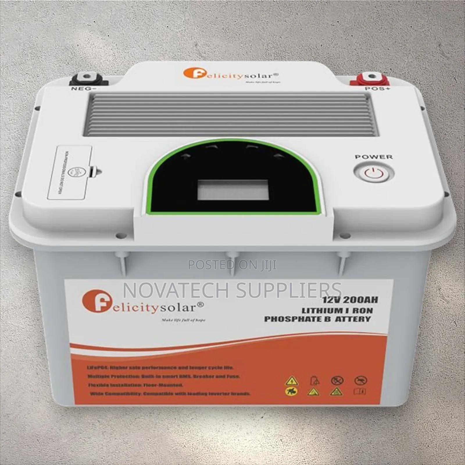 200ah 2.56kwh Felicity Lithium Ion Phosphate Battery Qwoh