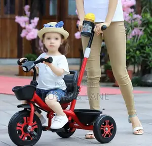 Three Wheeled Children's Tricycle Baby Seat Car