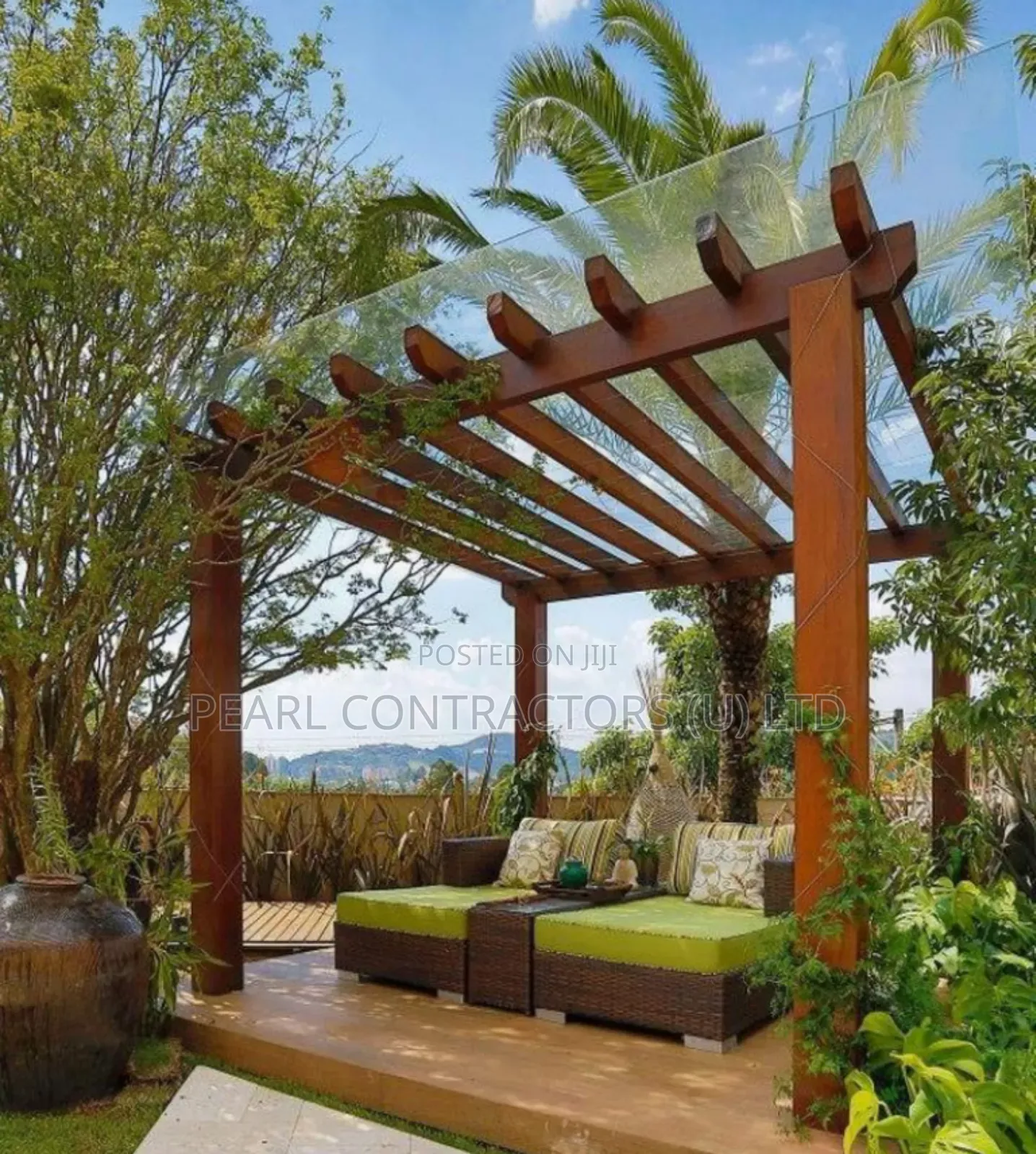 Elegant Pergola Gazebo Construction