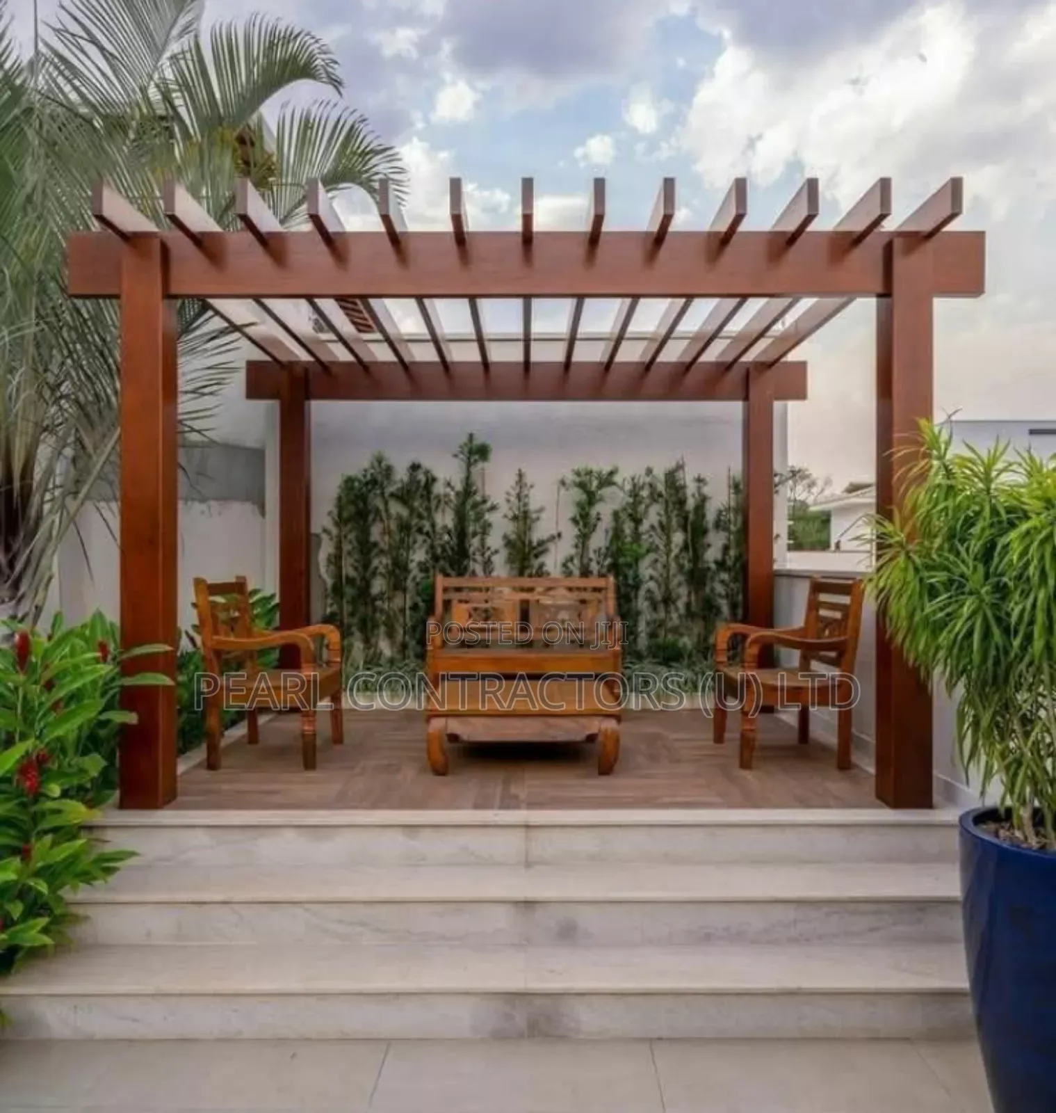 Elegant Pergola Gazebo Construction