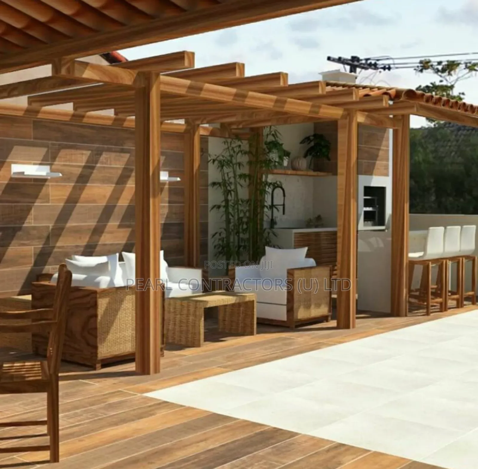 Elegant Pergola Gazebo Construction