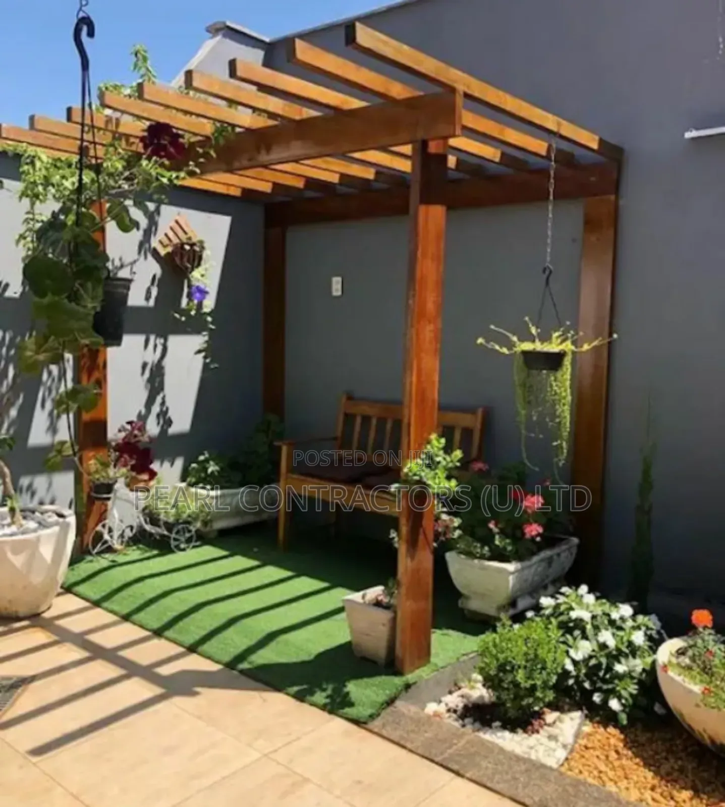 Elegant Pergola Gazebo Construction