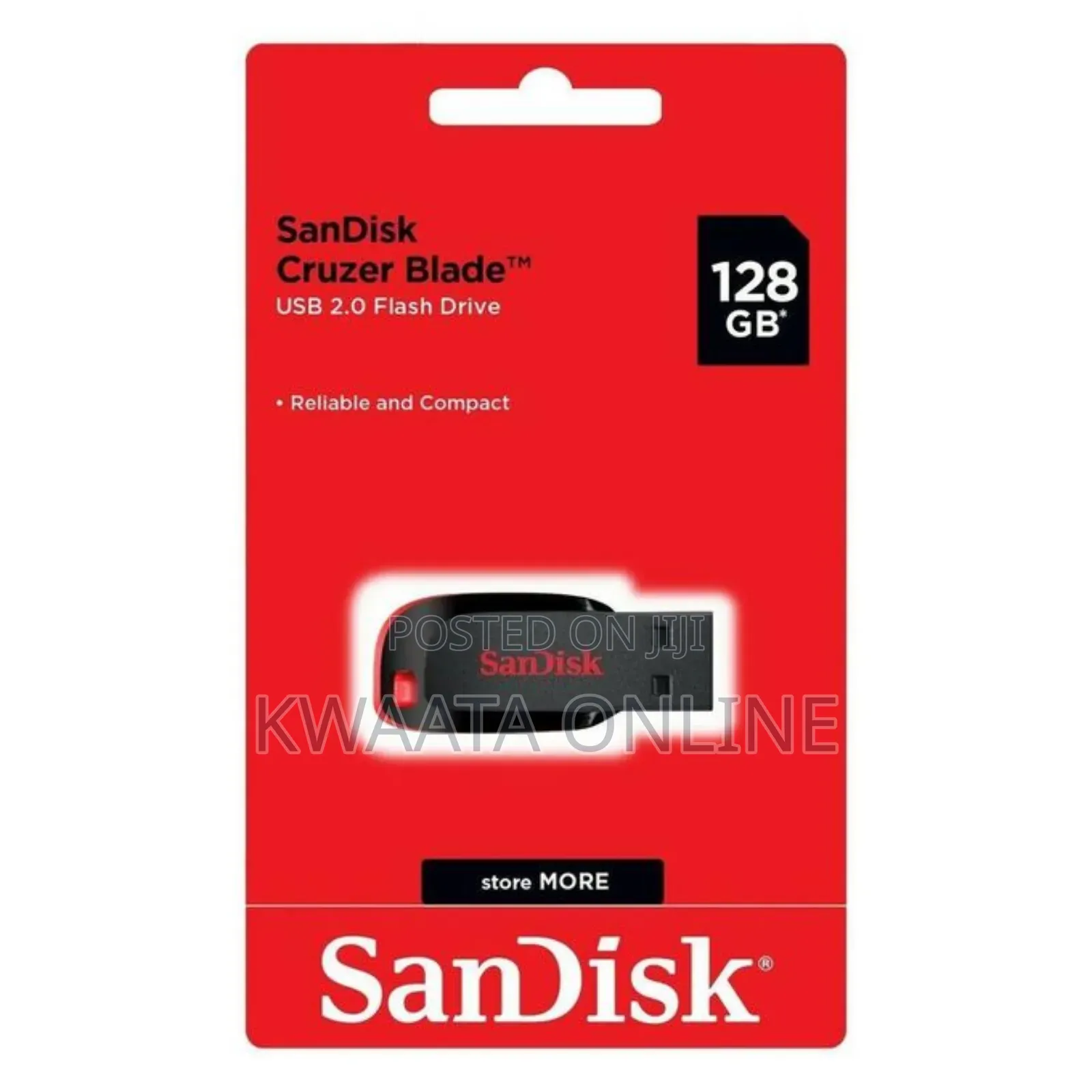 Sandisk Usb Flash Drive, 64gb Cruzer Blade