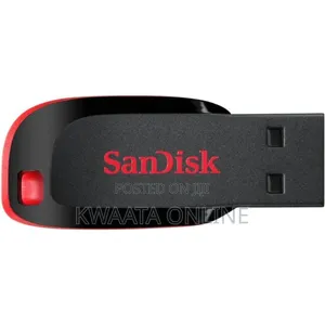 Sandisk Usb Flash Drive, 64gb Cruzer Blade