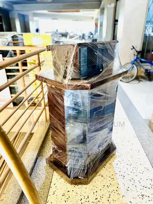 Wood and Glass Pulpit