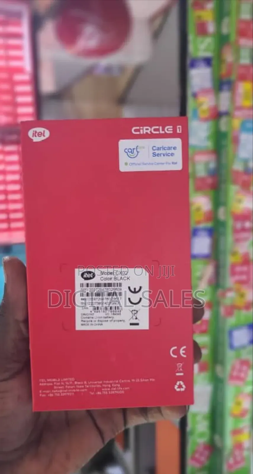 New Itel Circle 1 Black