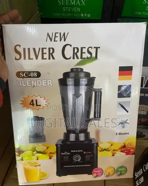 Silver Crest High Speed Blender 4l -Black
