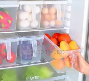 6pcsclear Fridge Storage Containers