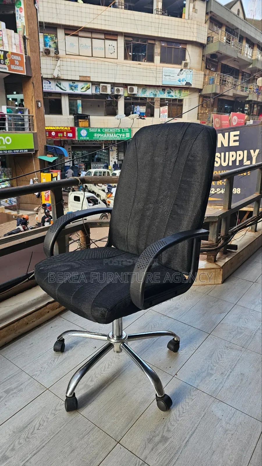 Mh Fabric Office Chair With Line Designs
