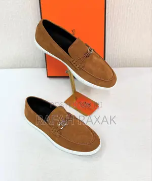 Men’S Super Classic Smart Casual Hermes Ignacio Suede Loafer