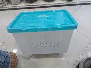 60l Plastic Storage Box for Clothes, Books, Toys and All