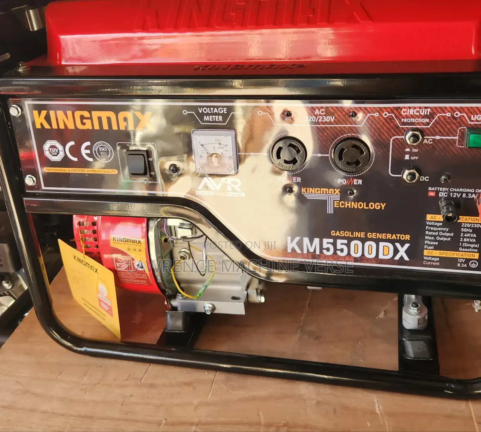 Gasoline Kingmax Generator 5500dx