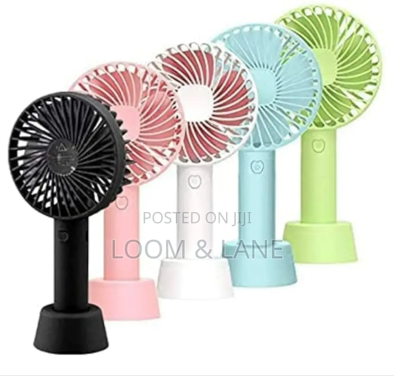 Portable Handheld Fan and Rechargeable Battery Operated