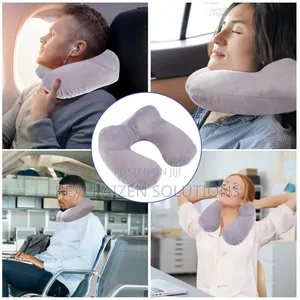 U Shape Fatigue Relief Inflatable Pillow| Eye Mask| Ear Plug