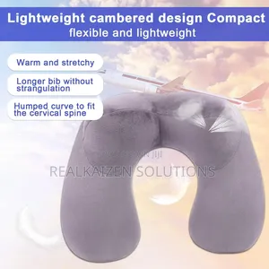 U Shape Fatigue Relief Inflatable Pillow| Eye Mask| Ear Plug