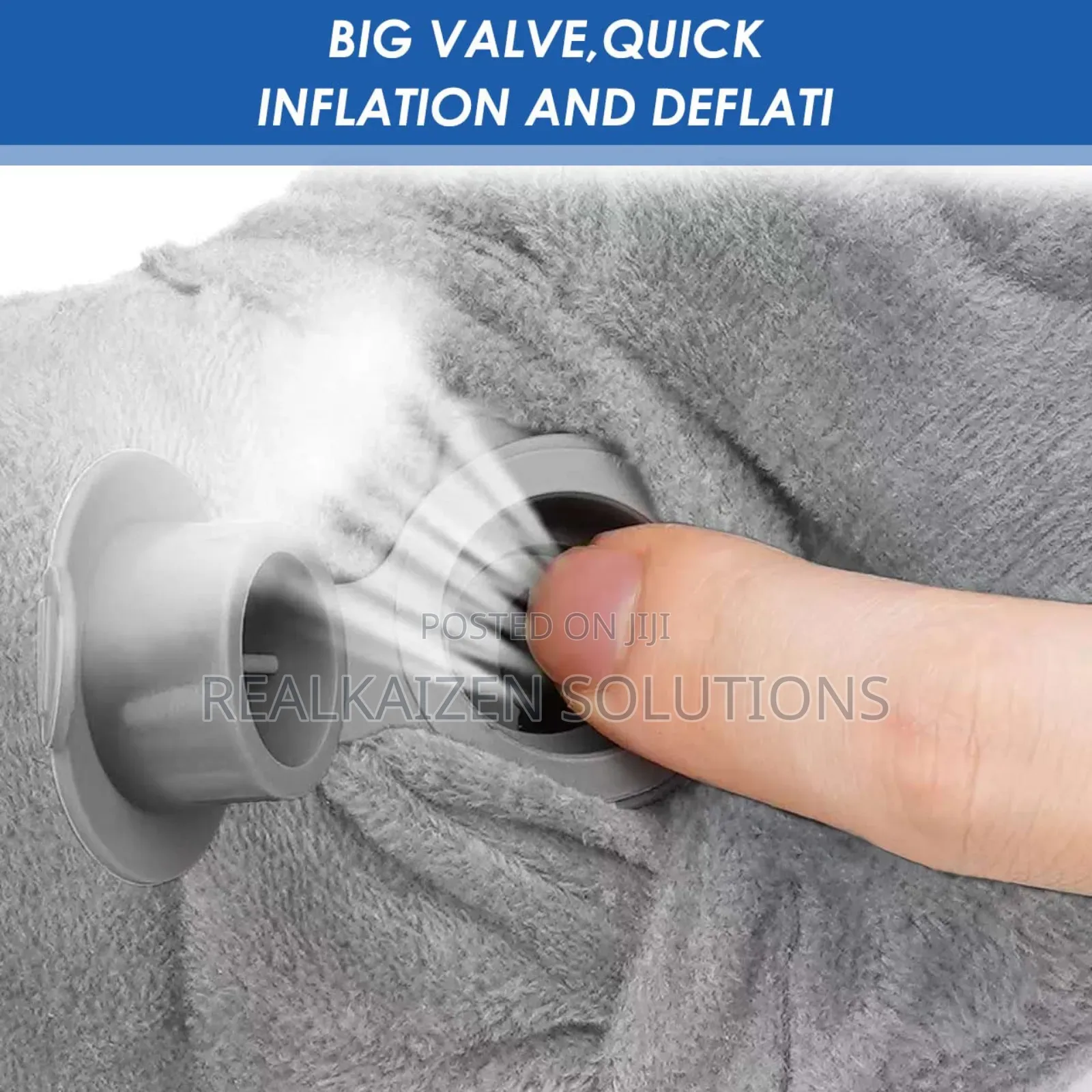 U Shape Fatigue Relief Inflatable Pillow| Eye Mask| Ear Plug