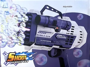 Bazooka Shot 69 Holes Electric Bubble Gun