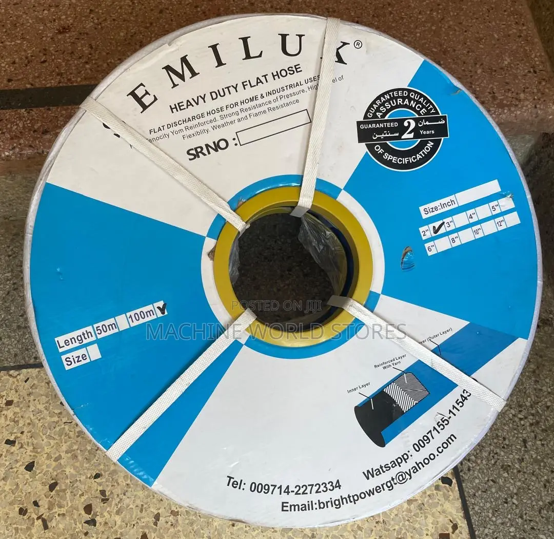 2” Heavy Duty Delivery Flat Hose Pipe 100m