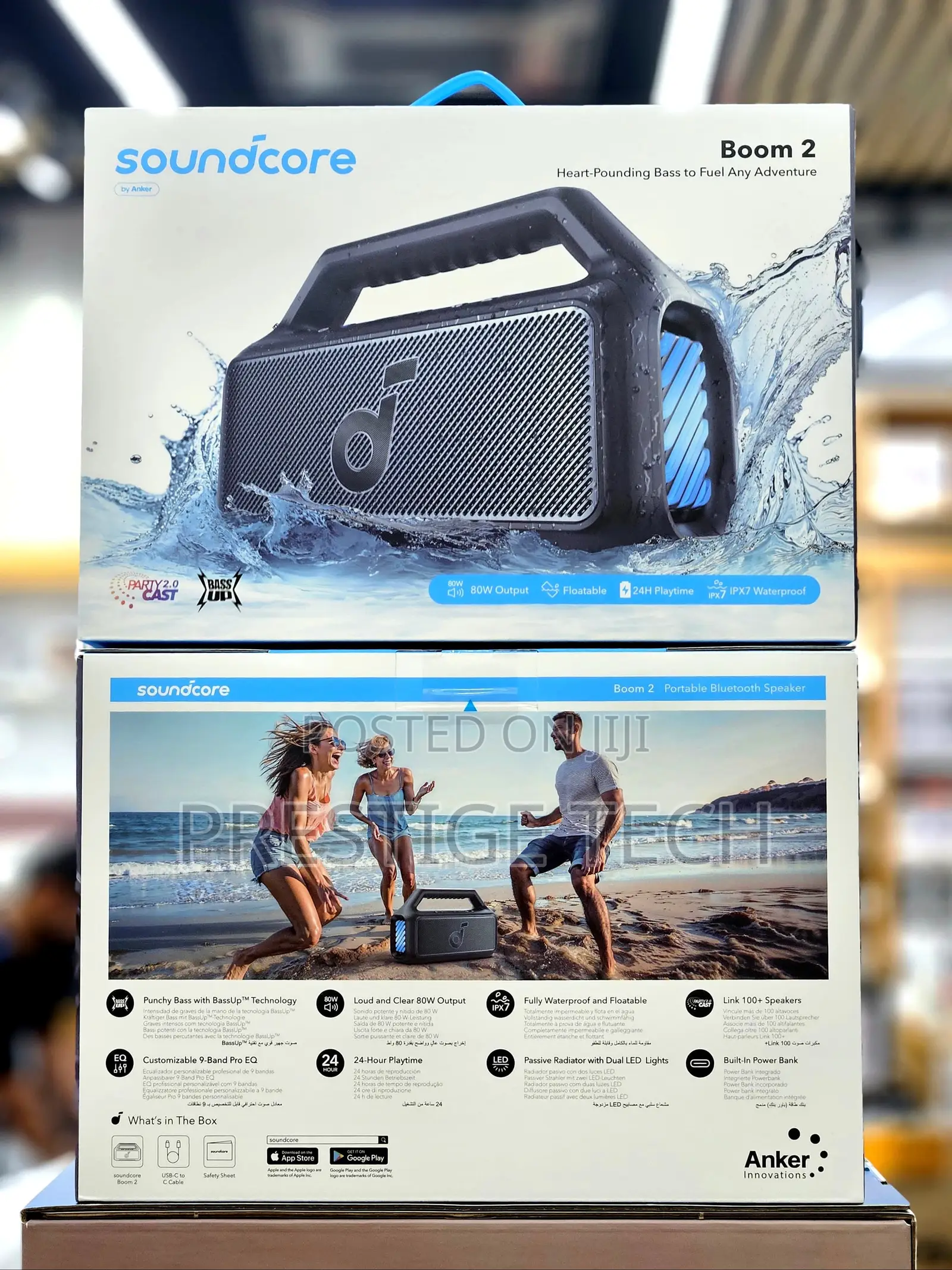 Anker Soundcore Boom 2 80w Bluetooth Speaker