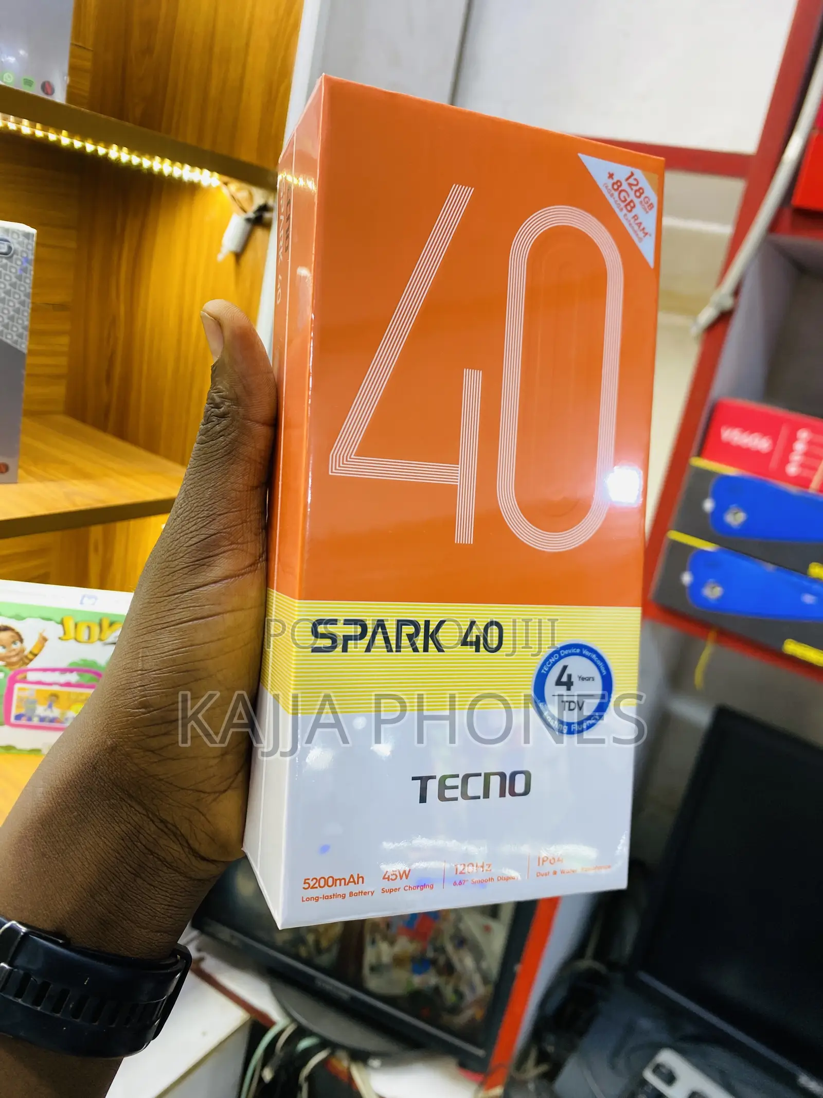New Tecno Spark 40 128 GB Black