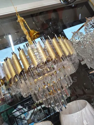 Gold and Silver Ceiling Light