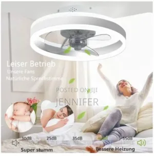 1pc Led Ceiling Fan With Light