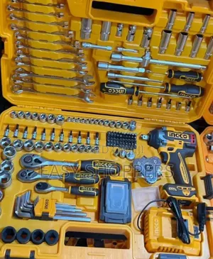 Ingco 152-Piece Cordless Impact Wrench Tools Set.