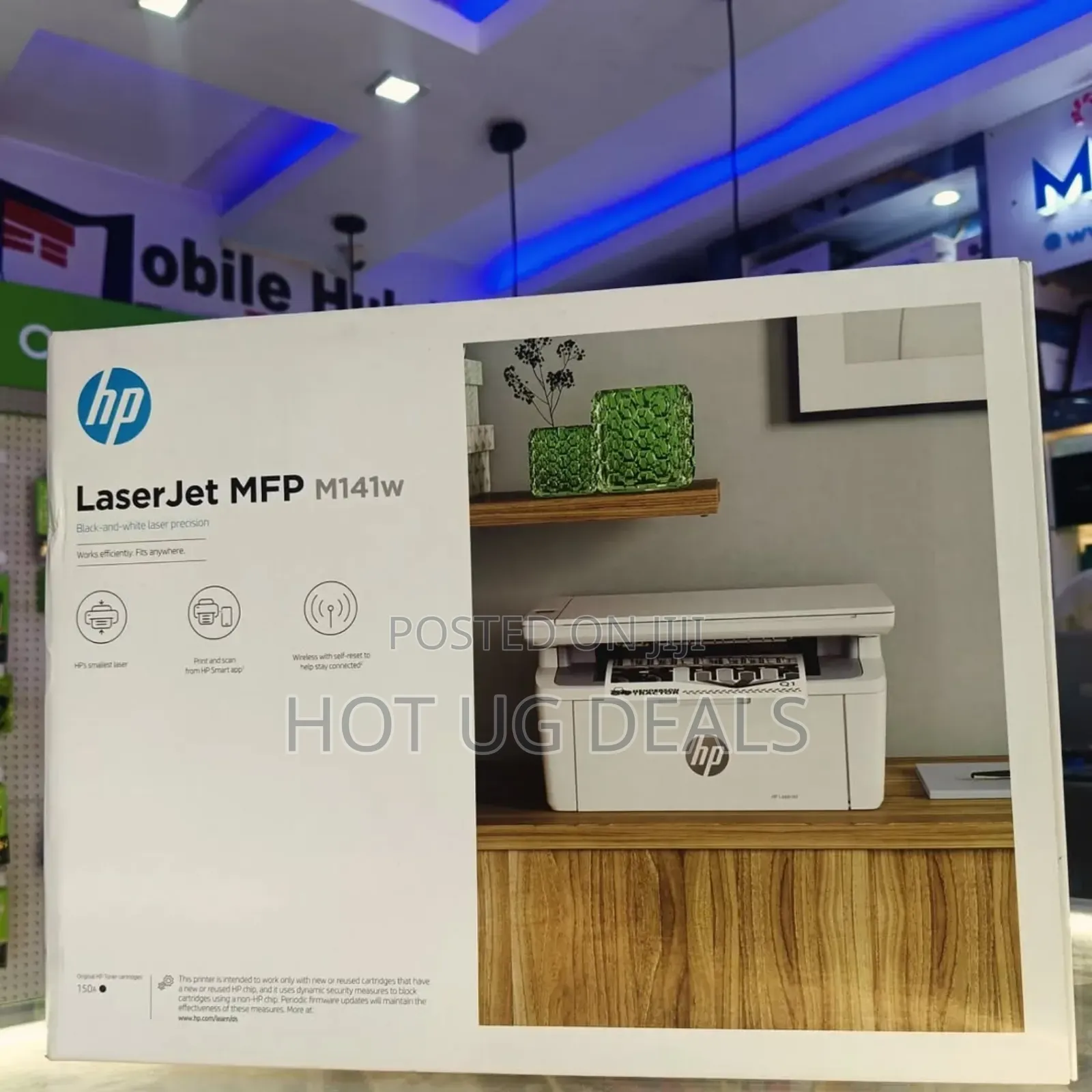 Hp Laser Jet Wireless Printer M141w (Print,Copy,Scan)