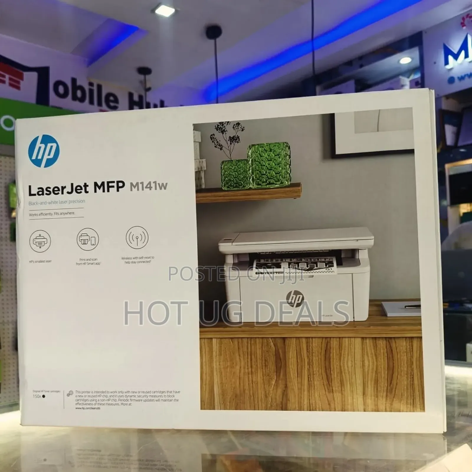 Hp Laser Jet Wireless Printer M141w (Print,Copy,Scan)