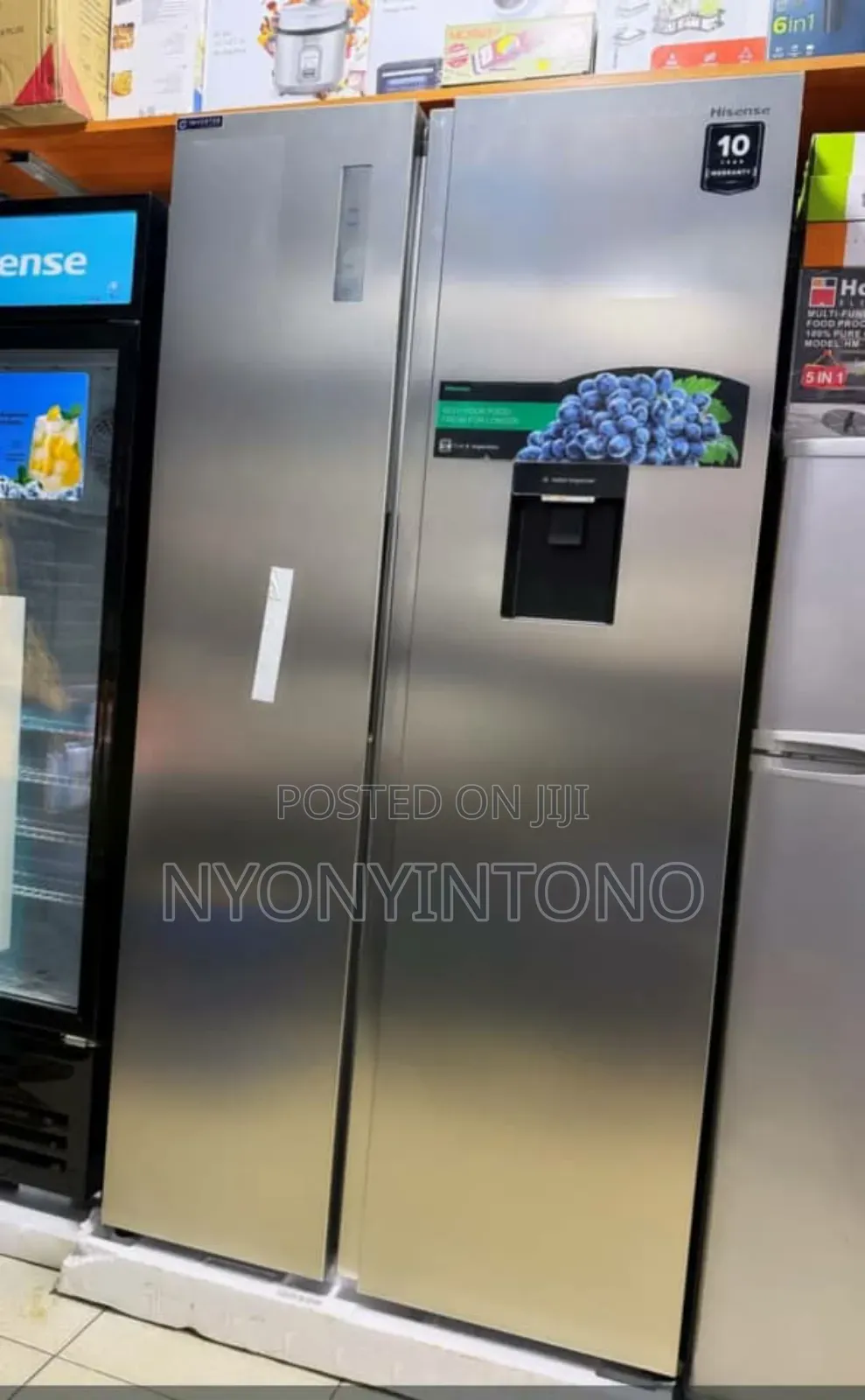 Hisense 750litres Side by Side Frost Free Refrigerator