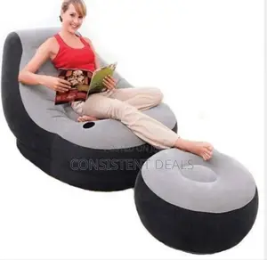 Foldable Air Sofa With Footrest