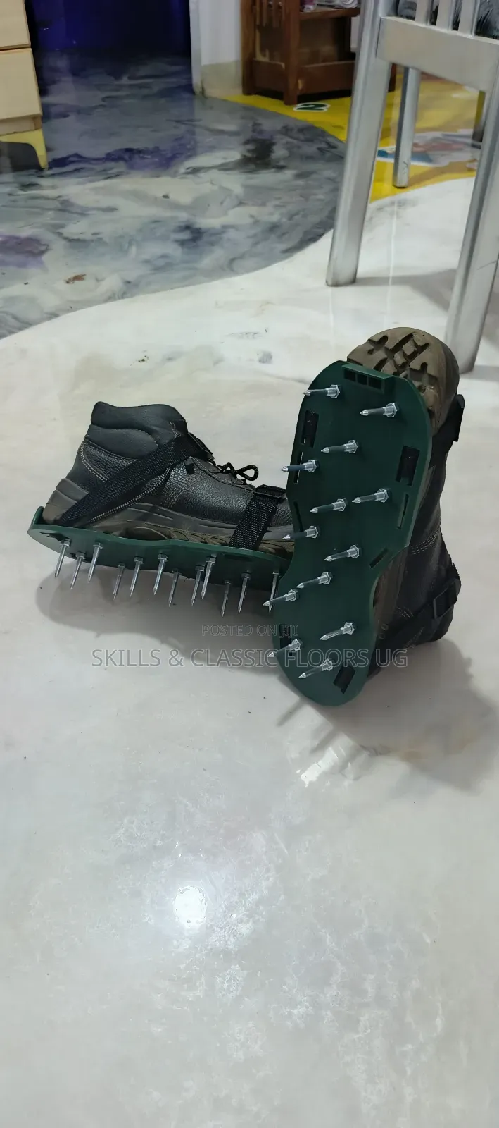 Epoxy Spiked Shoes