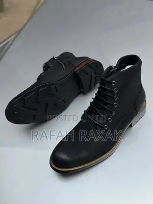 Original Men’S Black Glosglow Igloo Clarks Boots