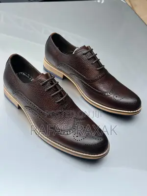 Original Men’S Dark Tan Clarks Oxford Formal/Gentle Shoes