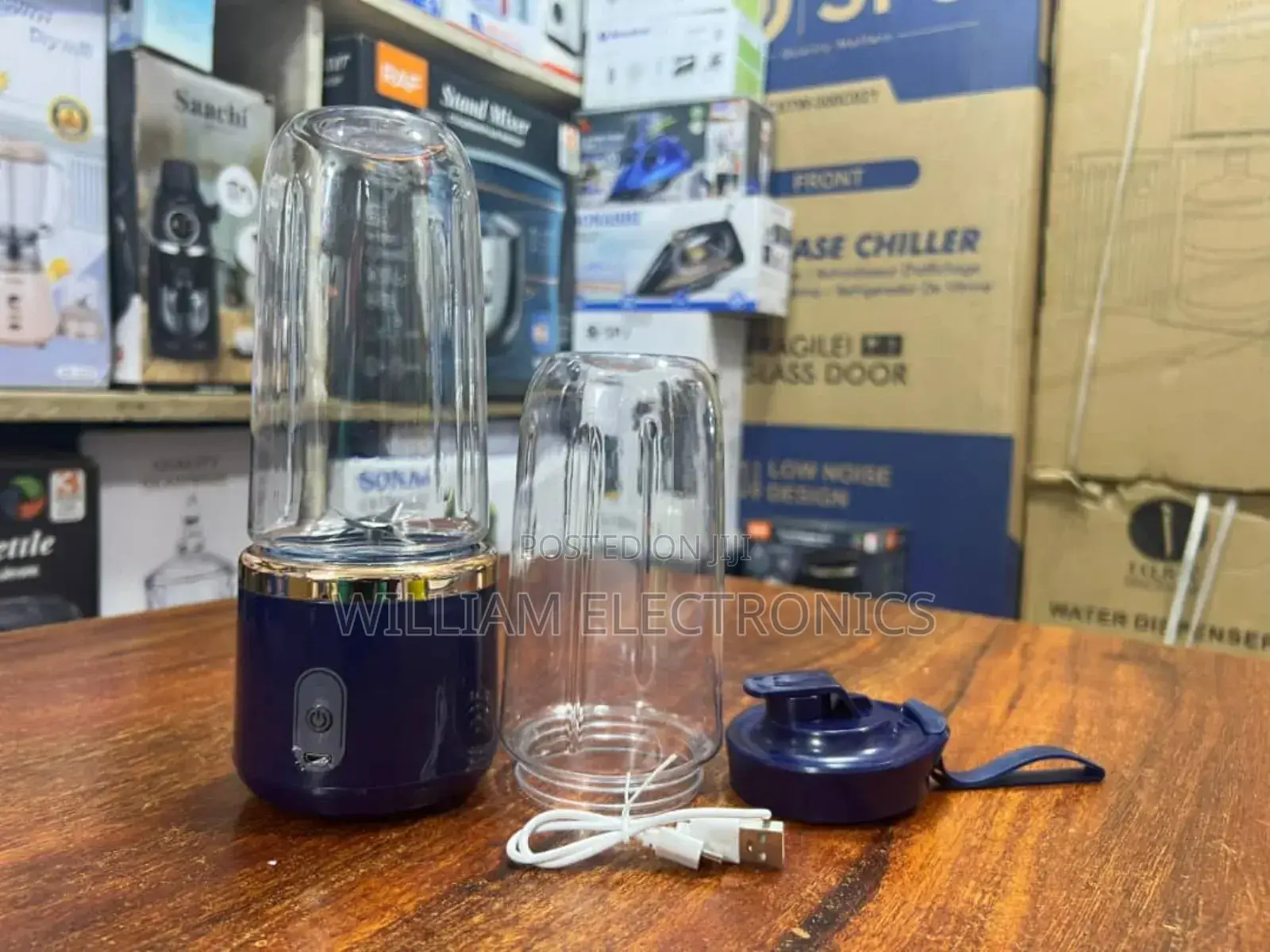 Rechargeable Portable Blender 2in1