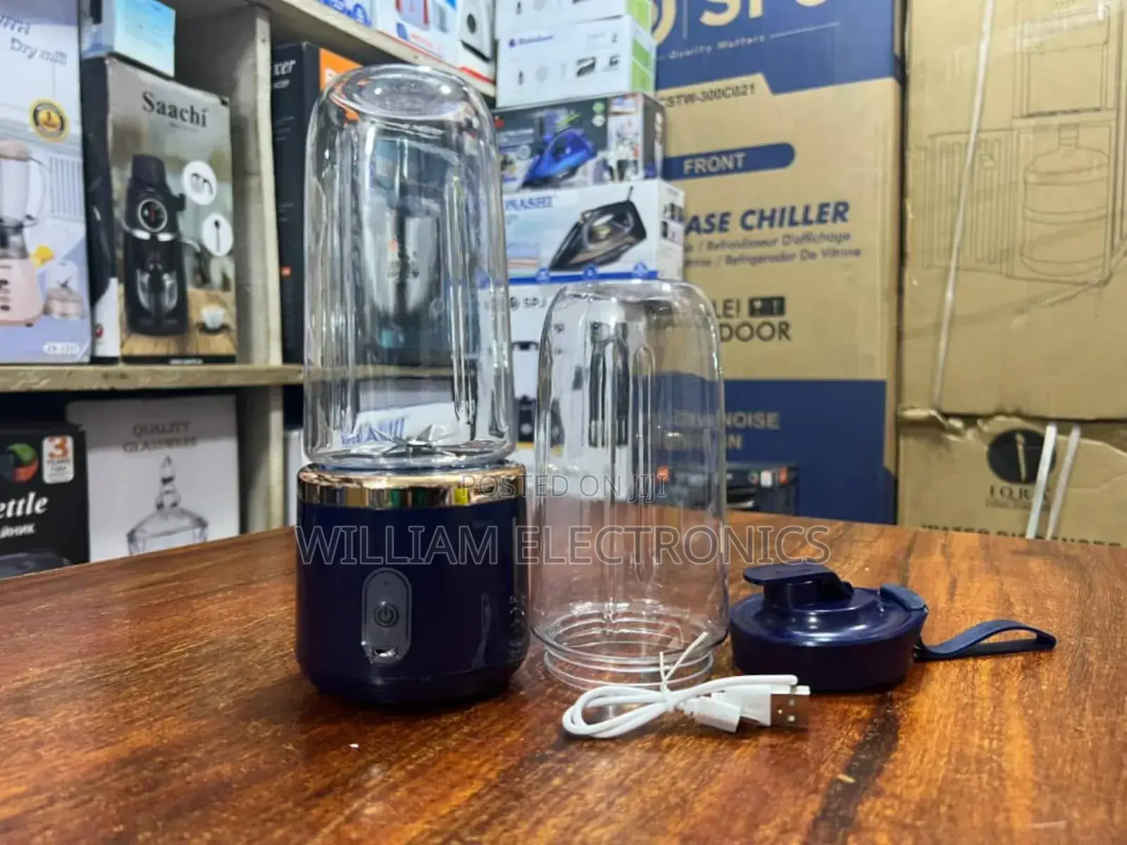 Rechargeable Portable Blender 2in1