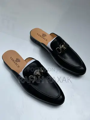 Men’S Super Classic Versace Mules Half Gentle Shoes