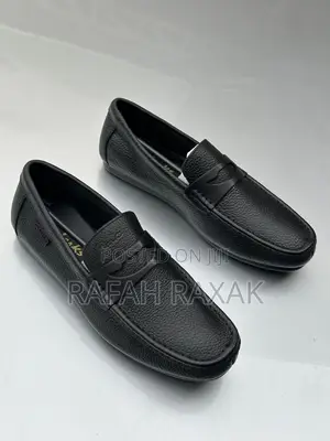Original Men’S Classic Clarks Flat Sole Leather Moccasins