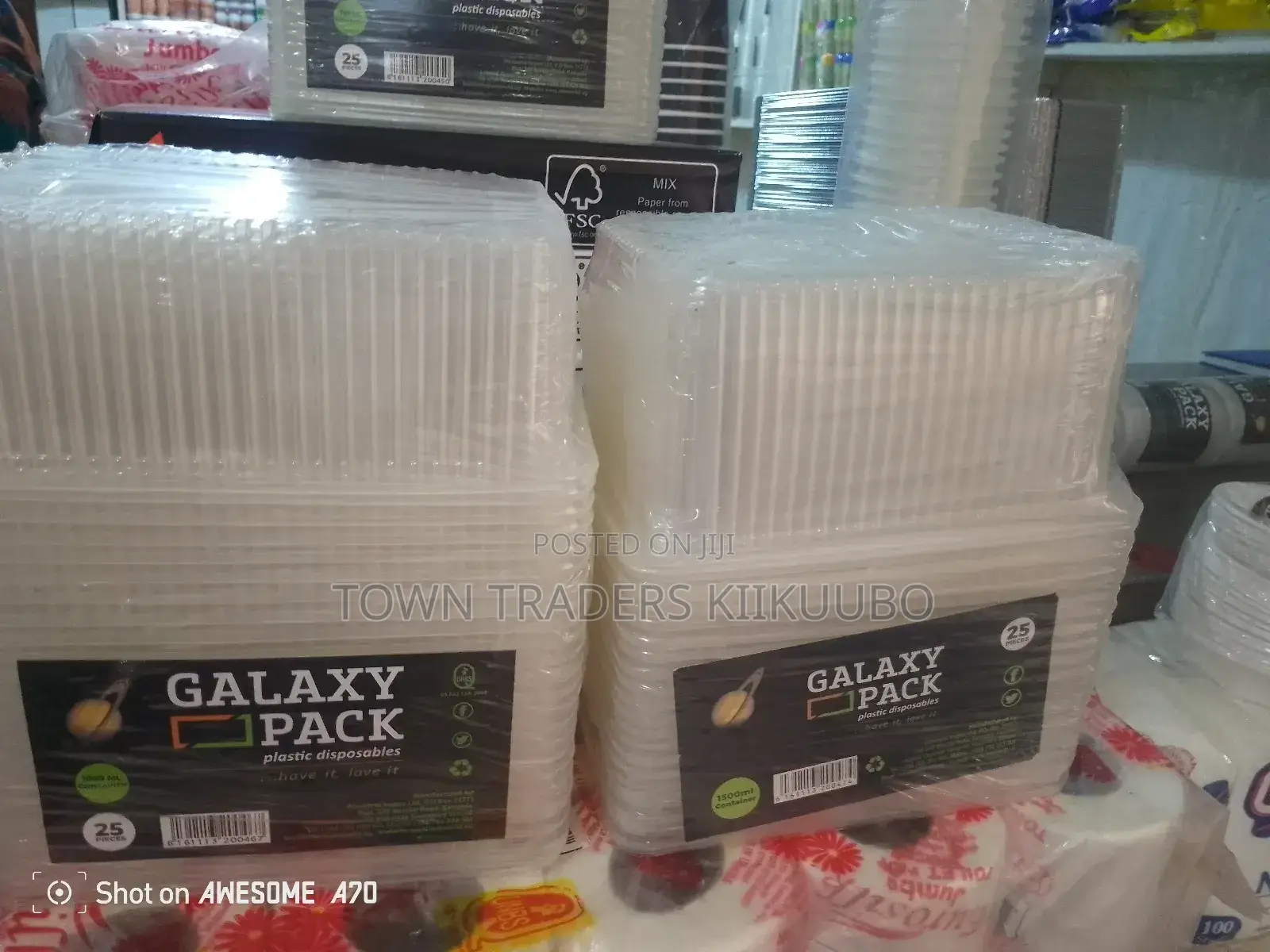 Galaxy Disposable Portable Plates 25pcs