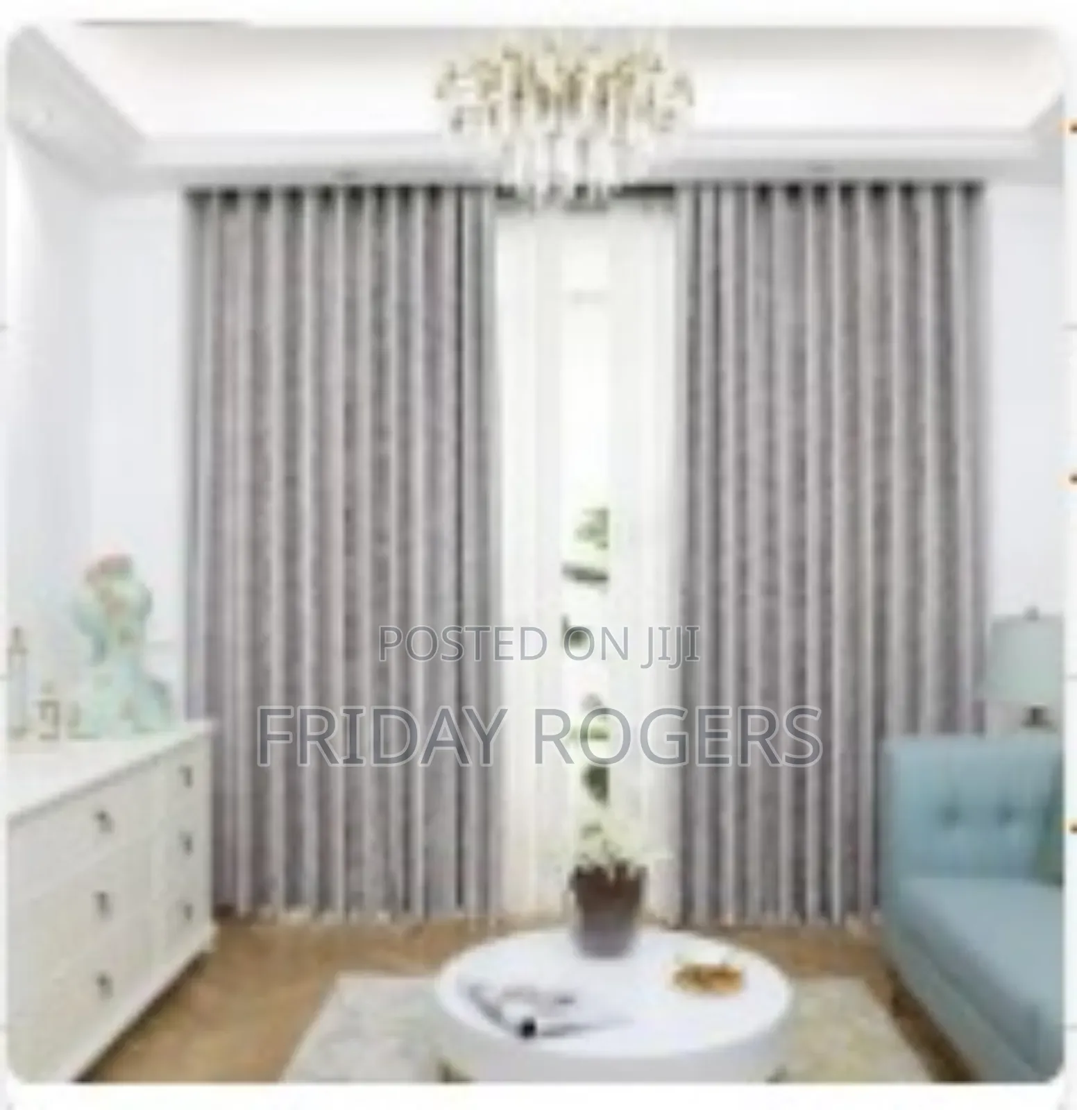 Heavy Curtains With Holes.