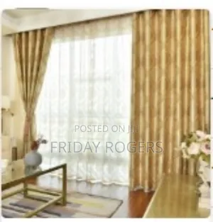 Heavy Curtains With Holes.
