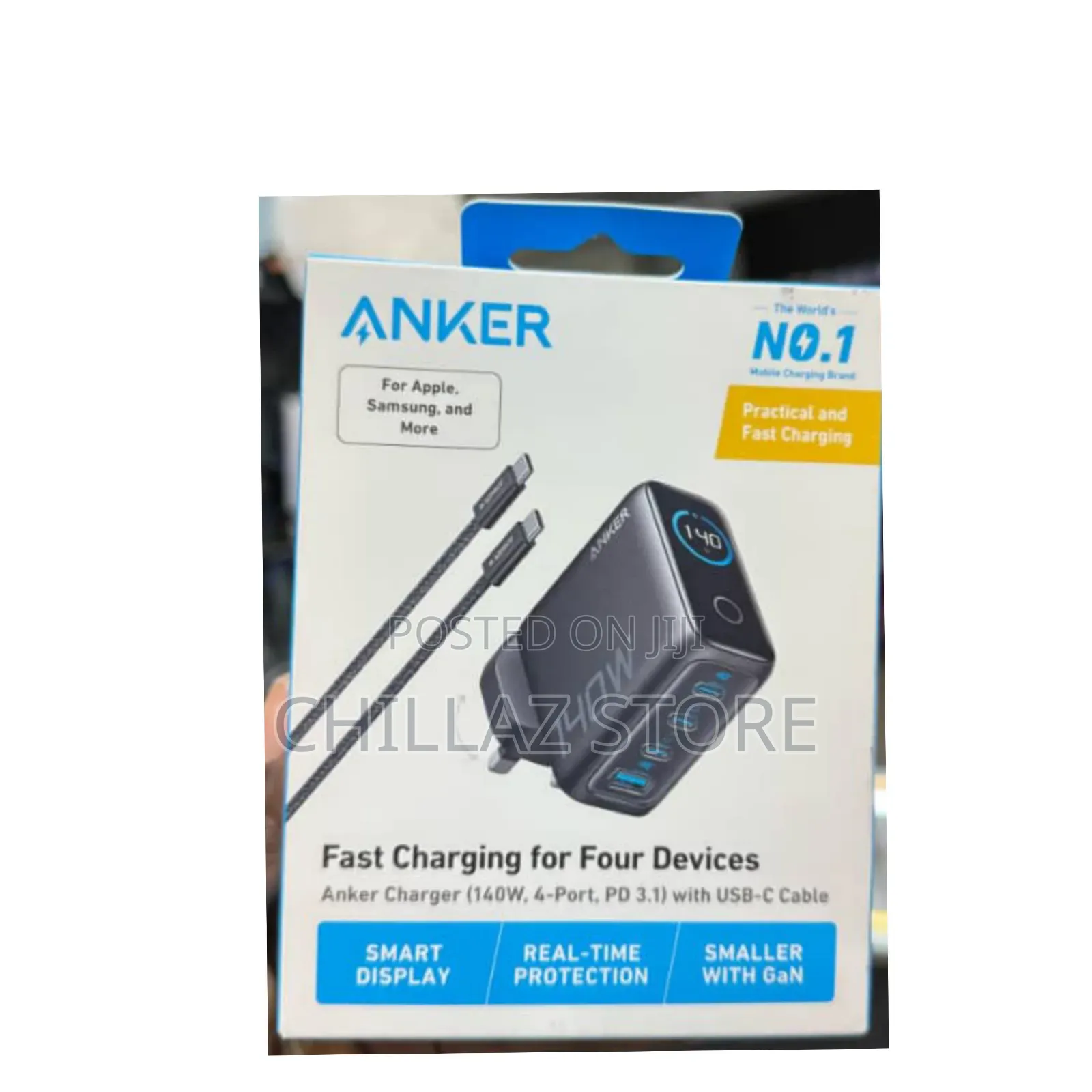 Anker 4 Ports Fast Charger.