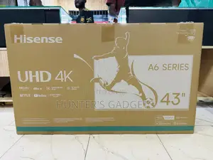 Hisense 43 Inch Smart Uhd A6 Series Brand New Tv