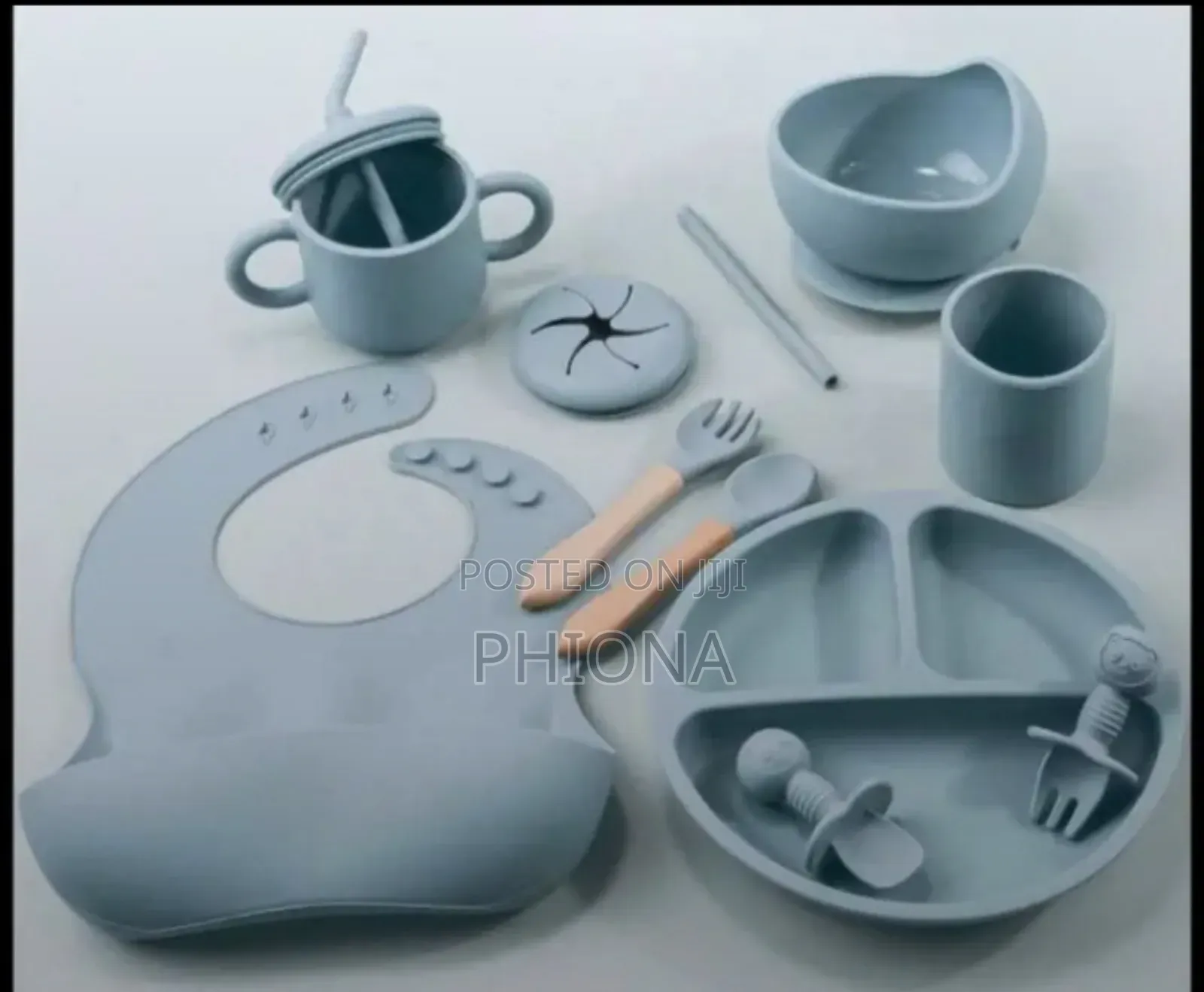 Kids Silicone Spill Proof Feeding Set