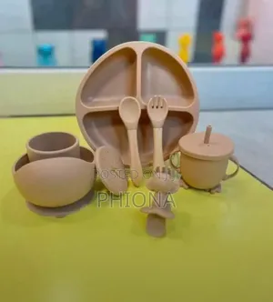 Kids Silicone Spill Proof Feeding Set