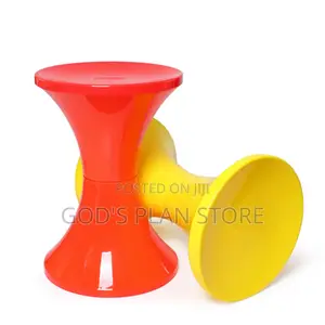 Red and Yellow Drum Stools