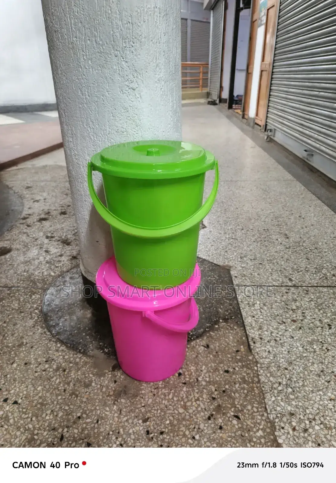 Plastic Buckets Plplastic Buckets for School/Home Use 1pc