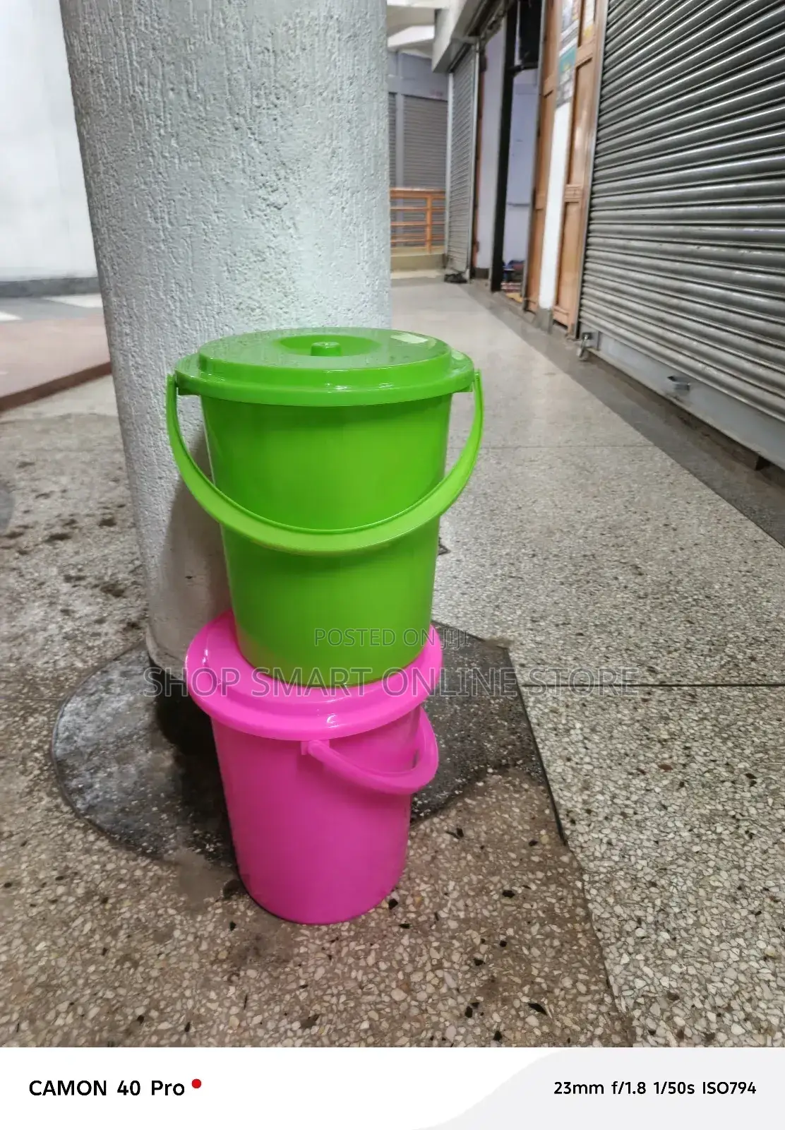 Plastic Buckets Plplastic Buckets for School/Home Use 1pc
