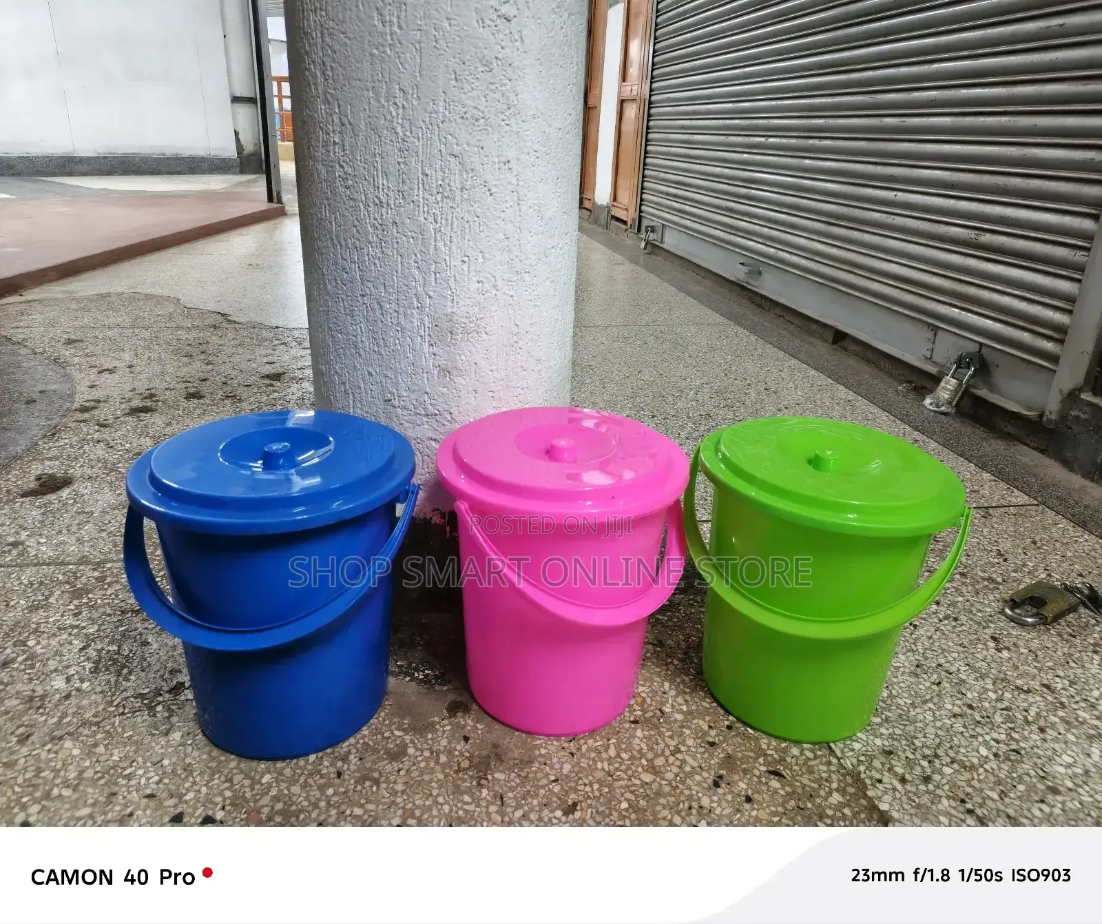 Plastic Buckets Plplastic Buckets for School/Home Use 1pc